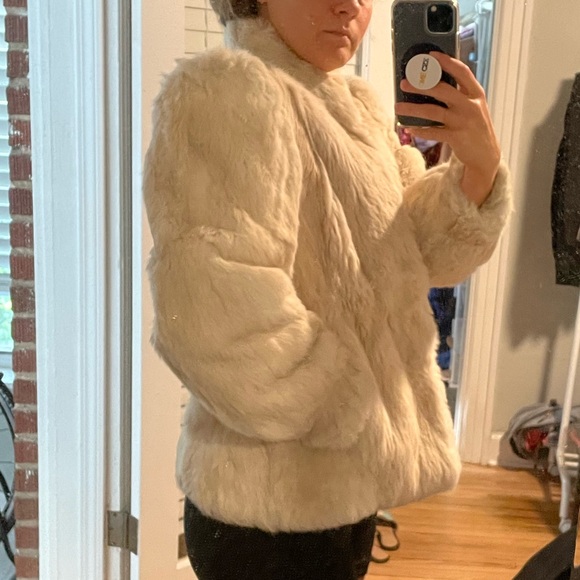 Rabbit fur jacket - Picture 6 of 8